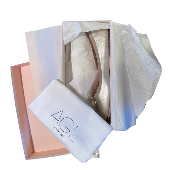 New AGL Kala Leather Ballet Flats in Sandy, EU 40.5 - Picture 6 of 7